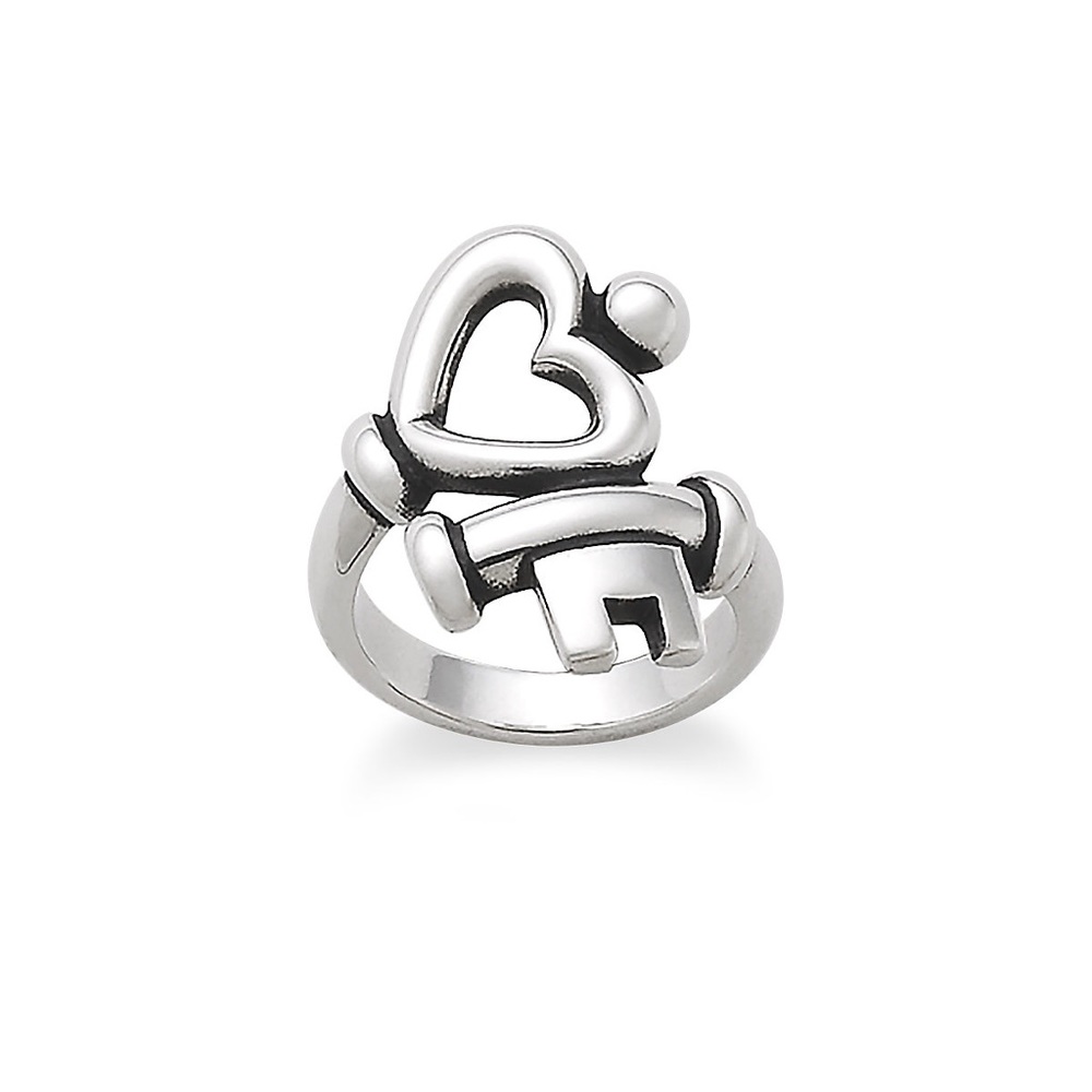 James Avery Key to My Heart Ring